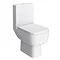 RAK Series 600 Close Coupled Toilet with Wrap Over Seat Large Image