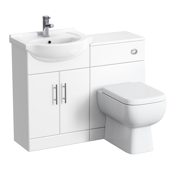 RAK Series 600 1050mm Vanity Unit Cloakroom Suite (Depth 300mm) Large Image