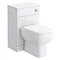 RAK Series 600 Gloss White BTW Toilet Unit inc Cistern & Soft Close Seat - 2 Size Options Large Imag