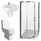 RAK Series 600 Suite and Ella Shower Quadrant - En-Suite Set - 2 Size Options Large Image