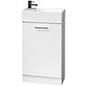 Rak Series 600 Toilet and White Compact Cabinet and Basin Set Profile Large Image