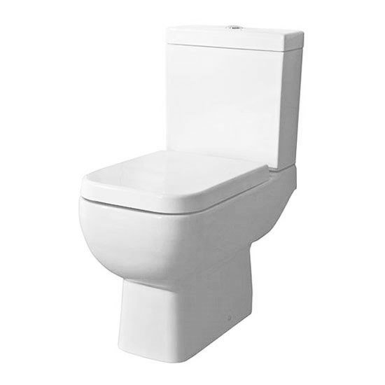 Rak Series 600 Toilet and White Compact Cabinet and Basin Set Feature Large Image