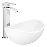 RAK Shell Sit On Vanity Basin - No TH - SHELBAS  Standard Large Image
