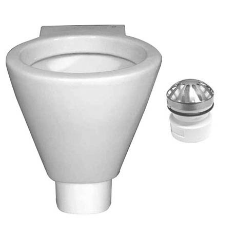 RAK Shino Urinal Bowl + Waterless Urinal System (excluding lid) Large Image