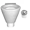 RAK Shino Urinal Bowl + Waterless Urinal System (excluding lid) Large Image