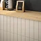 RAK Subway 65 x 260mm Light Beige Matt Flat Edge Wall Tiles Large Image