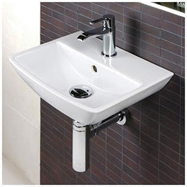 RAK Summit Square Cloakroom Hand Basin Sink 40cm 1TH Medium Image