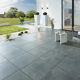 RAK Surface 2.0 Mid Grey Matt Outdoor Porcelain Tiles 600 x 600mm - A06GZSUR-MGY.M0T5R Large Image