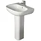 RAK - Tonique 55cm Basin 1th with Full Pedestal Large Image