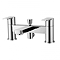 RAK Tonique Modern Shower Head and Holder with Bath Shower Mixer - Chrome