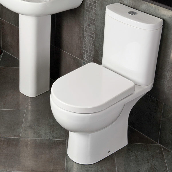 RAK Tonique Close Coupled Full Access Toilet + Soft Close Seat  Profile Large Image