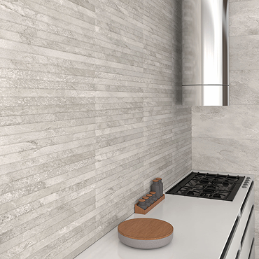 RAK Warwick Grey Matt Decor Wall Tiles 300 x 600mm