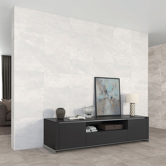 RAK Warwick White Matt Wall Tiles 300 x 600mm