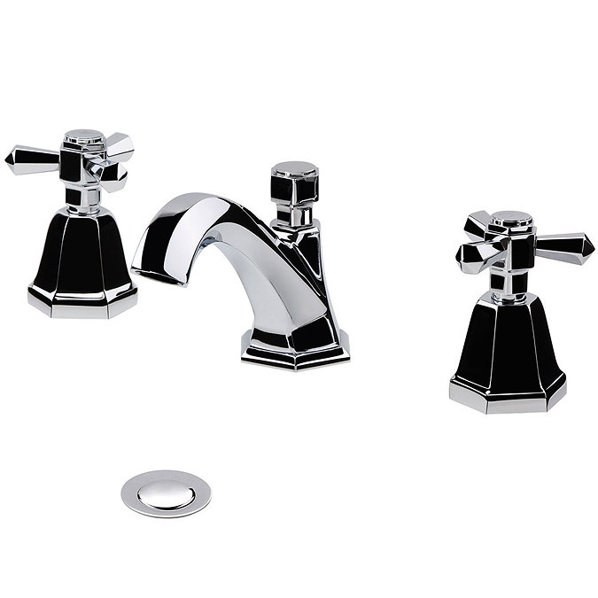 RAK Washington 3 Hole Basin Mixer + Pop-up Waste - RAKWTN3019 Large Image