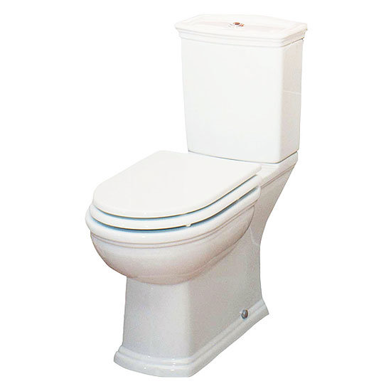 RAK Washington Traditional Close Coupled Toilet & Seat Large Image