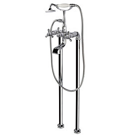 RAK Washington Freestanding Bath Shower Mixer + Kit - RAKWTN3014 Large Image