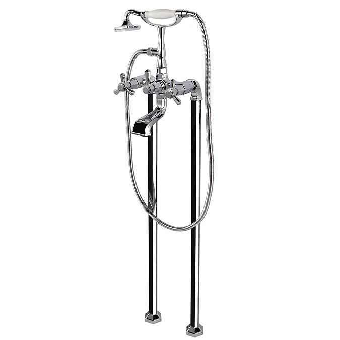 RAK Washington Freestanding Bath Shower Mixer + Kit - RAKWTN3014 Large Image