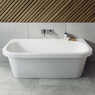 Ramsden & Mosley Jersey 1700 Modern Back To Wall Bath  Profile Large Image