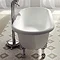 Ramsden & Mosley Rona 1750 Double Ended Roll Top Bath Inc. Chrome Feet Profile Large Image