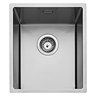 Rangemaster 440 x 440mm Kube Stainless Steel 1.0 Bowl Inset/undermount Sink