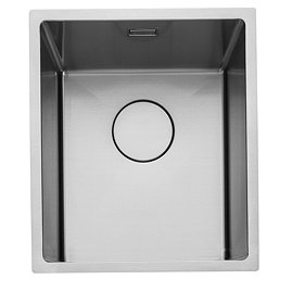Rangemaster 440 x 440mm Kube Stainless Steel 1.0 Bowl Inset/undermount Sink