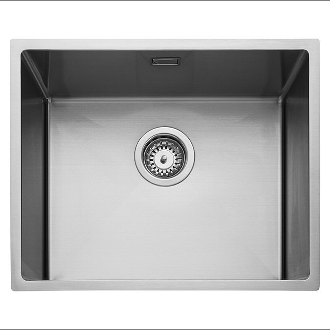 Rangemaster 540 x 440mm Kube Stainless Steel 1.0 Bowl Inset/undermount Sink