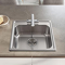 Rangemaster Albion 1.0 Bowl Stainless Steel Inset Kitchen Sink