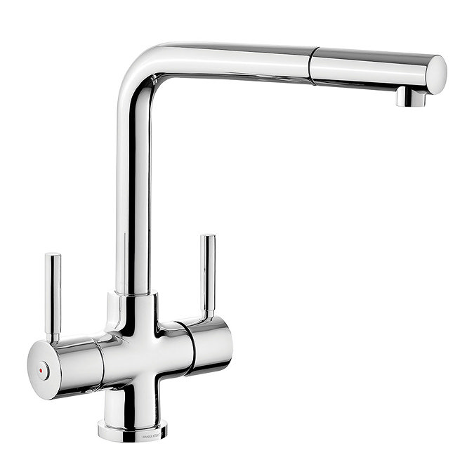 Rangemaster Aquadisc 5 Kitchen Mixer Tap with Pull Out Rinser Large Image