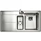 Rangemaster Arlington 1.5 Bowl Stainless Steel Kitchen Sink Large Image