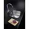 Rangemaster Atlantic Classic UB40 Stainless Steel Undermount Kitchen Sink 460 x 440mm Profile Large Image