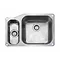 Rangemaster Atlantic Classic UB4015 1.5 Bowl Stainless Steel Undermount Kitchen Sink 671 x 460mm Lar