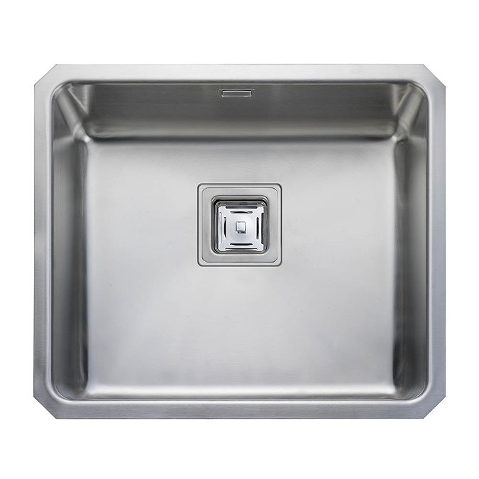 Rangemaster Atlantic Quad QUB48 Stainless Steel Undermount Kitchen Sink 530 x 450mm Large Image