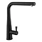 Rangemaster Conical Kitchen Mixer Tap - Matt Black Large Image