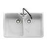 Rangemaster Double Bowl Belfast Ceramic Kitchen Sink Profile Large Image