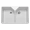 Rangemaster Farmhouse 796 x 491mm Double Bowl Belfast Ceramic Kitchen Sink (Inc. Waste Kits) Profil