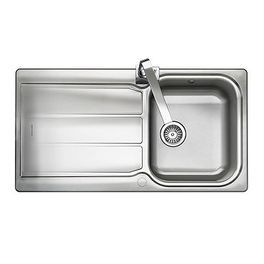 Rangemaster Glendale 1.0 Bowl Stainless Steel Kitchen Sink  Profile Large Image