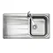 Rangemaster Glendale 1.0 Bowl Stainless Steel Kitchen Sink Large Image