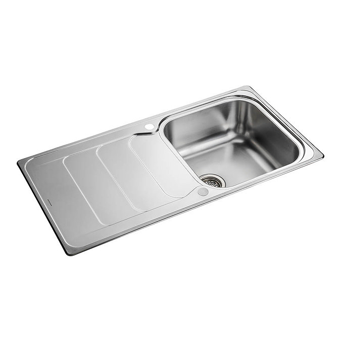 Rangemaster Houston 1.0 Bowl Stainless Steel Kitchen Sink Profile Large Image
