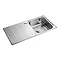Rangemaster Houston 1.0 Bowl Stainless Steel Kitchen Sink Profile Large Image