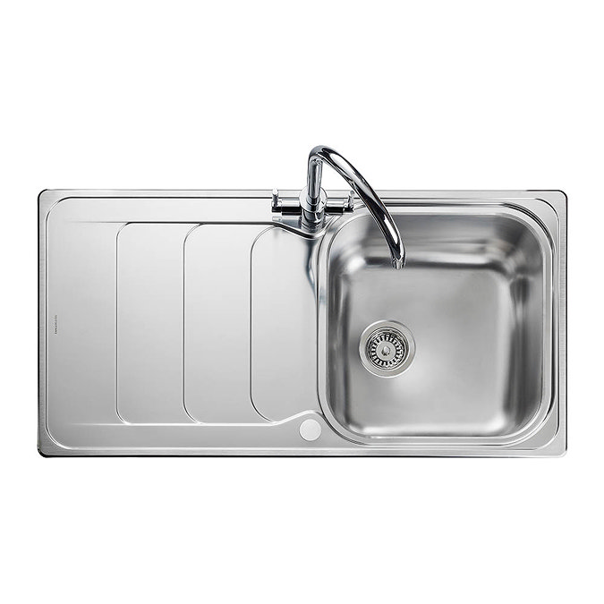 Rangemaster Houston 1.0 Bowl Stainless Steel Kitchen Sink Feature Large Image