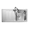 Rangemaster Houston 1.0 Bowl Stainless Steel Kitchen Sink Feature Large Image