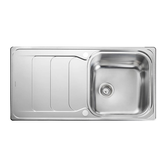 Rangemaster Houston 1.0 Bowl Stainless Steel Kitchen Sink Standard Large Image