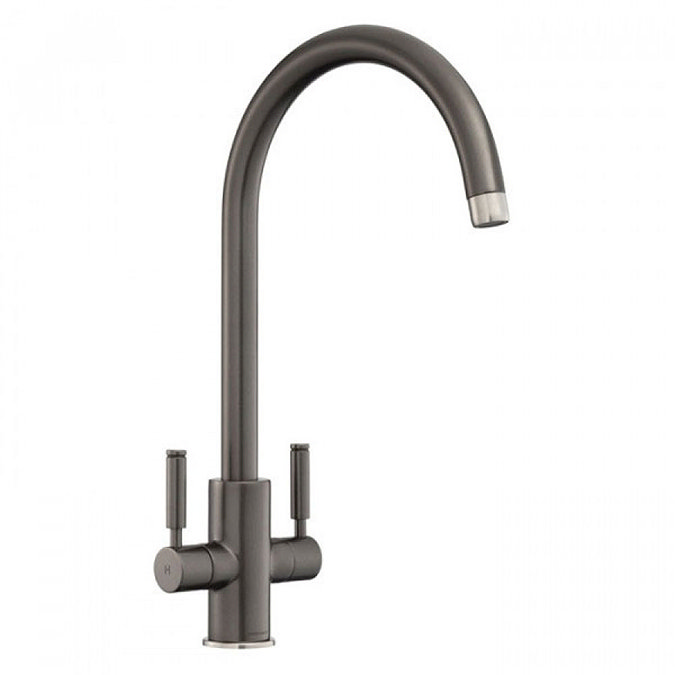 Rangemaster Intense Graphite Dual Lever Kitchen Tap - TID1GR