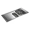 Rangemaster Manhattan 1.5 Bowl Stainless Steel Kitchen Sink  Feature Large Image