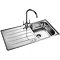 Rangemaster Michigan 1.0 Bowl Stainless Steel Kitchen Sink  Feature Large Image