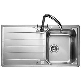 Rangemaster Michigan 1.0 Bowl Stainless Steel Kitchen Sink Medium Image