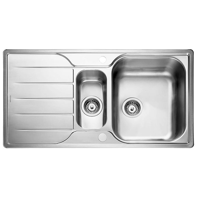 Rangemaster Michigan 1.5 Bowl Stainless Steel Kitchen Sink  Profile Large Image