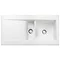 Rangemaster Nevada 1.5 Bowl Ceramic Kitchen Sink Profile Large Image