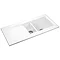 Rangemaster Nevada 1.5 Bowl Ceramic Kitchen Sink Feature Large Image