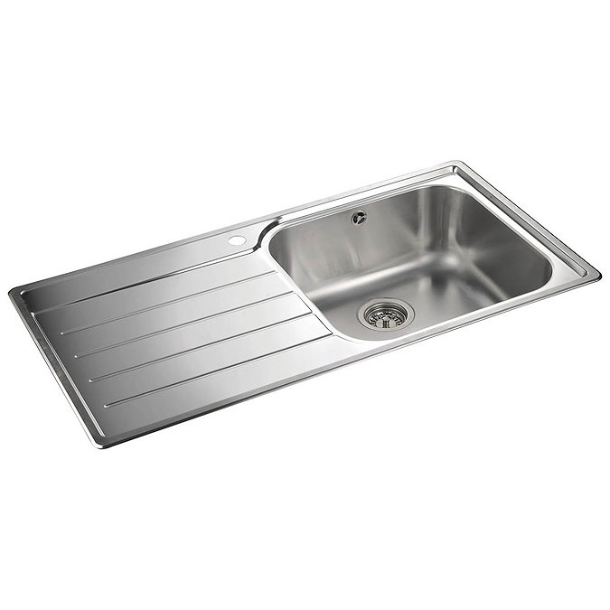 Rangemaster Oakland 1.0 Bowl Stainless Steel Kitchen Sink  Profile Large Image